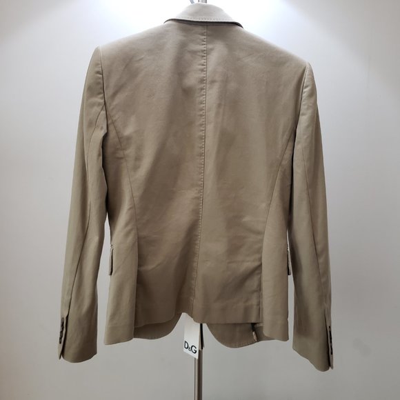 Rare Authentic Vintage DOLCE & GABBANA GIACCA 1BOT LANCIA Khaki Beige Blazer, Wo - Picture 4 of 4